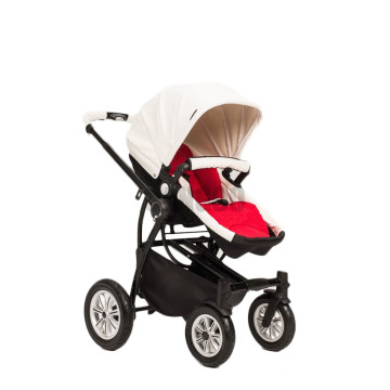 Luxus Design Air Reifen Modern Multifunktions Baby Kinderwagen Pram Weiß Und Schwarz